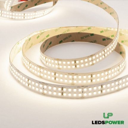 Лента двухрядная светодиодная 320LED, 40W, 24V, нейтральная 4000K, Leds Power