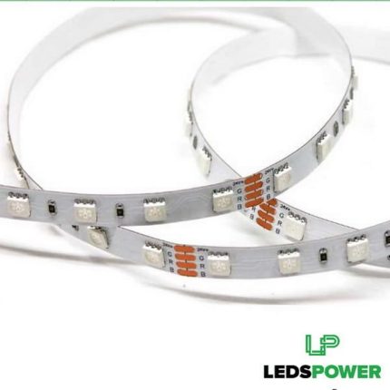 Светодиодная лента RGB, Leds Power LUX, smd5050 60/м (14,4Вт/м) многоцветная, 24В